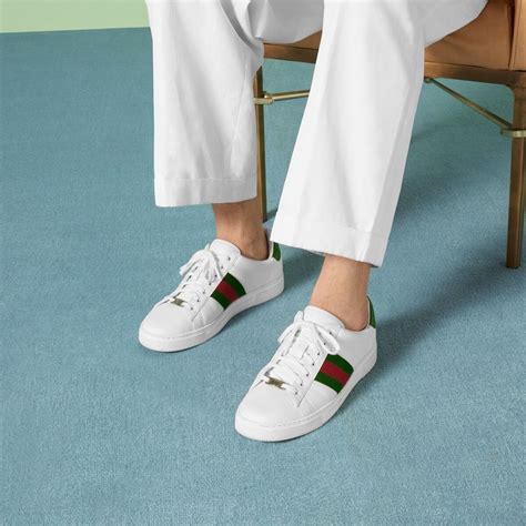 celebrity gucci ace sneakers|Gucci ace sneakers price.